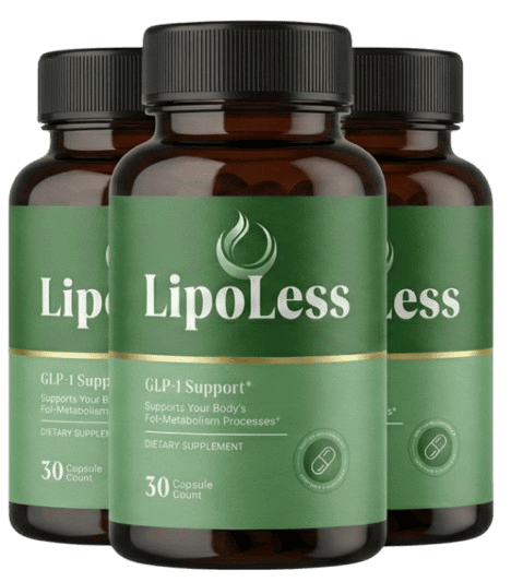Lipoless metabolism support supplement bottles